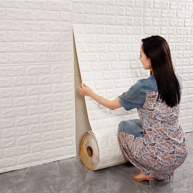 70X77cm-3D-Wall-Stickers-Self-Adhesive-Imitation-Brick-Sticker-Bedroom-Decoration-WaterProof-Paper
